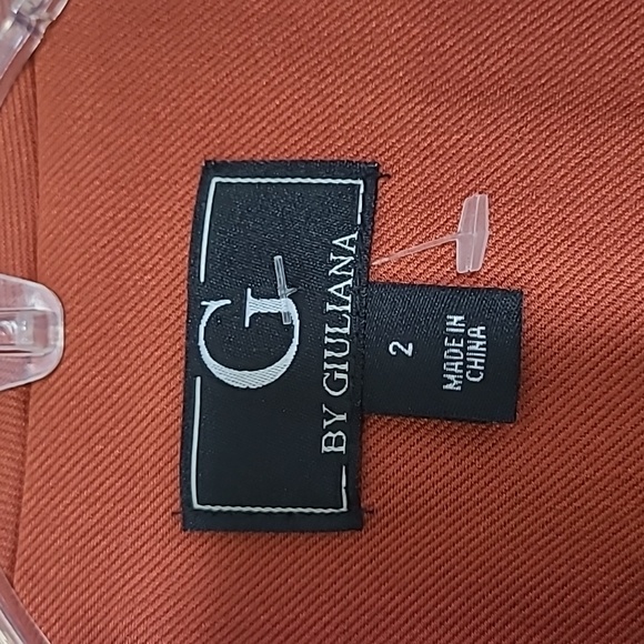 NWOT G by Giuliana copper colored cropped jacket Sz 2 or M - Picture 4 of 8